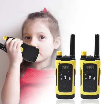 2PCS Intelligent Walkie Talkies With LCD Display Clear Sound Waterproof Parent-Child Interaction Kid Pretend Toy #1 1