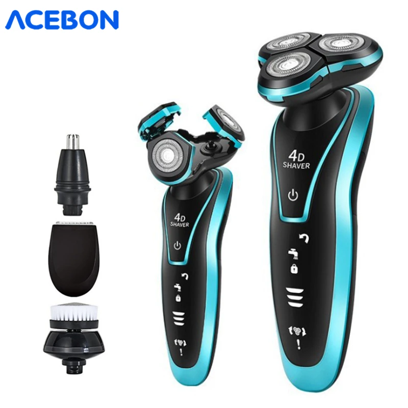 

Men Whole body wash Electric Shaver USB Rechargeable Electric Shaver Electric Shaving Beard Machine Razor Rechargeable by ACEBON