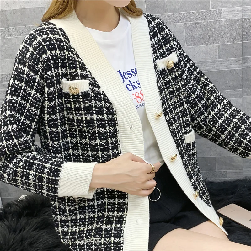 Hot Sale Sweater Women 9408 Actual Photo Of New Net Knitting Bright Sweater Cardigan Coat 75- 2 Floors, 8 Rows, Shelves