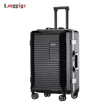 Новая алюминиевая рама+ сумка на колесиках из поликарбоната, устойчивый к царапинам чехол на колесиках, 2" 24" Чехол На Колесиках с блокировкой паролем