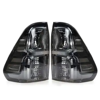 

2pcs Car Smoke Tail light For Toyota Hilux Revo 2015 2016 2017 2018 Car Rear Brake Reverse Signal Lamp Drl With Wire Accessories