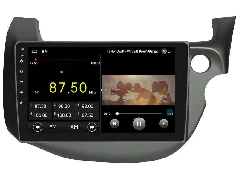 Top AVGOTOP Android 9 Bluetooth GPS Car Radio DVD Player For HONDA FIT/JAZZ(RHD) 2009-2013 4