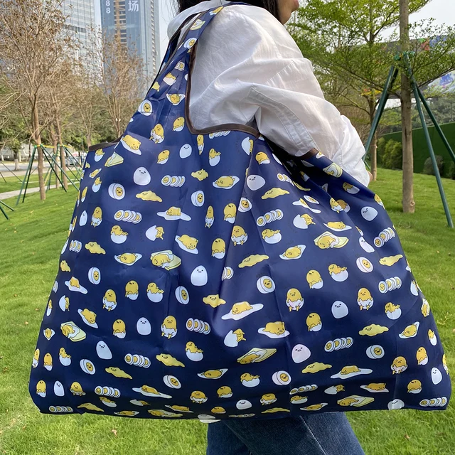 Foldable Shopping Bag Reusable Grocery Bag Tear-Proof Nylon Bag Suitable For Grocery Recycling Gift Bag Large 32002