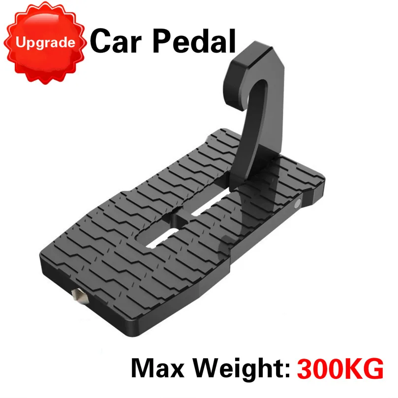 

300kg Car Rooftop Roof Rack Pedal Vehicle Assistance Easy Access The Door Step Hooked On Car Pedals Foot Pegs For Jeep Suv Truck