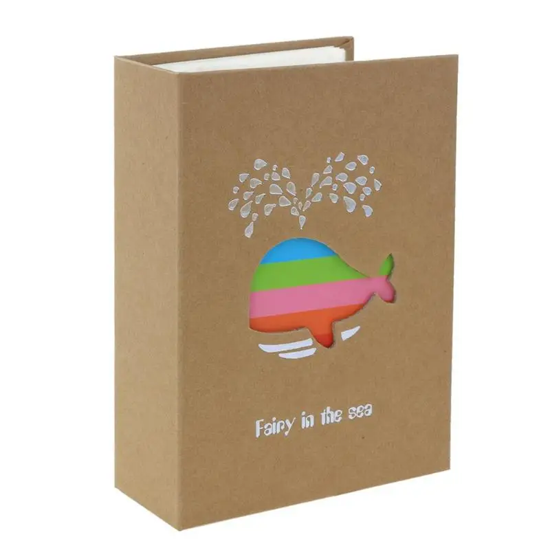 Милый 100 с карманами с 6 дюймов фотоальбом для хранения рамки для детей Детский подарок Скрапбукинг изображение чехол фотоальбом - Цвет: Fish
