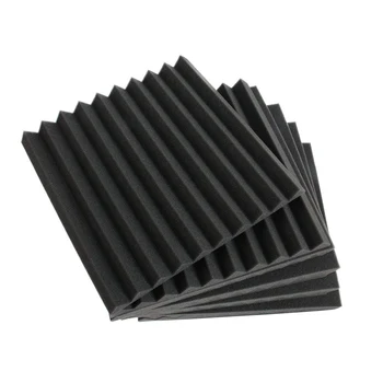 

6 Pack Soundproofing Foam Acoustic Foam Sound Treatment Acoustic Panels Studio Foam Wedges Tiles For KTV wall rooms