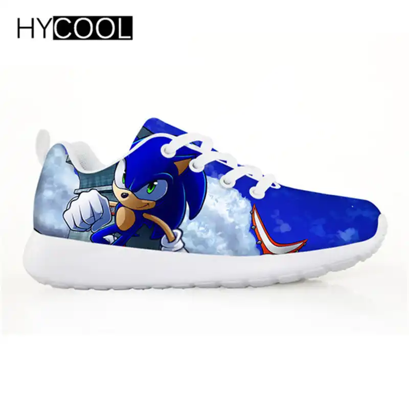 HYCOOL zapatos de Sonic the hedgehog para niños, zapatillas planas para  deportes al aire libre, para correr|Zapatillas para caminar| - AliExpress