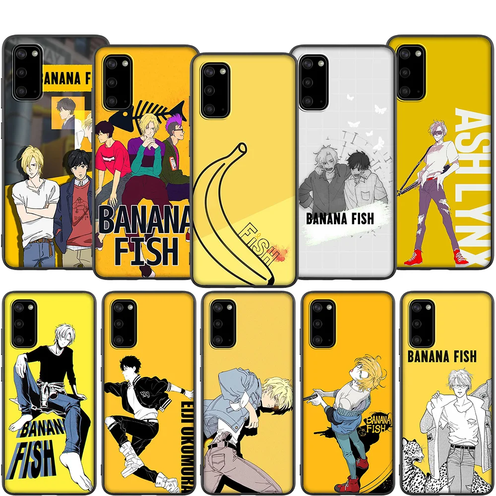 Lavaza Banana Fish ash Soft Case for Samsung Note A3 A5 A6 A7 A8 A9 A10s A20s A30s A40s A50s 10 A70 8 9 J6 Plus | Мобильные телефоны