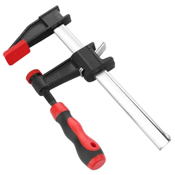 

Clutch Style Self-locking Bar Clamp, 6 Inch / 12 Inch / 18 Inch, Heavy Duty American Type F Clamp Woodworking Fixture