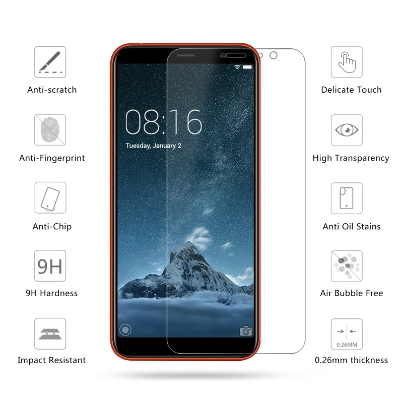 Для Meizu C9 Pro закаленное стекло 9H 2.5D Премиум Защитная пленка для экрана для Meizu C9 M9C - Цвет: C9