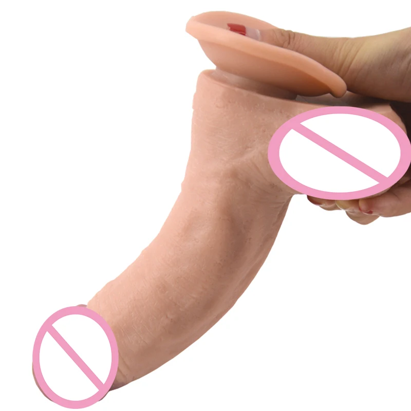 Sex Toys QKKQ Thick Big Dildo with sucker Realistic Penis Sex Toys For Women Artificial Penis Clear Veins Big Erotic