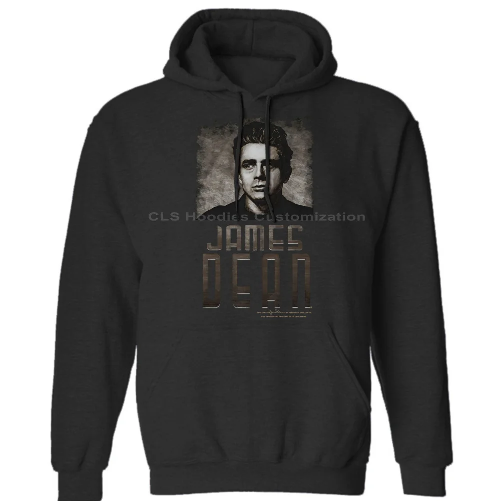 Мужские и женские зимние толстовки с капюшоном James Dean SEPIA DEAN унисекс бесплатная
