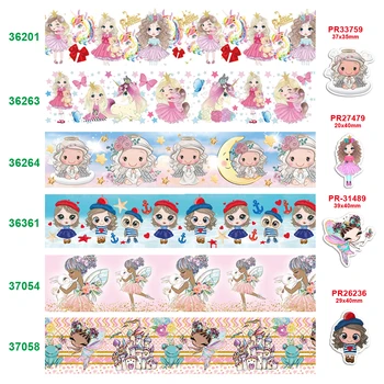 

Free shipping 2019 new arrival ribbons Hair Accessories ribbon 10 yards printed grosgrain ribbons 36201