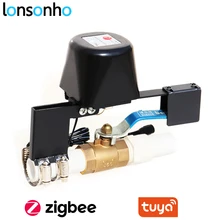 Lonsonho Zigbee 3,0 Smart клапан для газа, воды Управление; Интеллектуальная Автоматизация дома Беспроводной дистанционного Управление