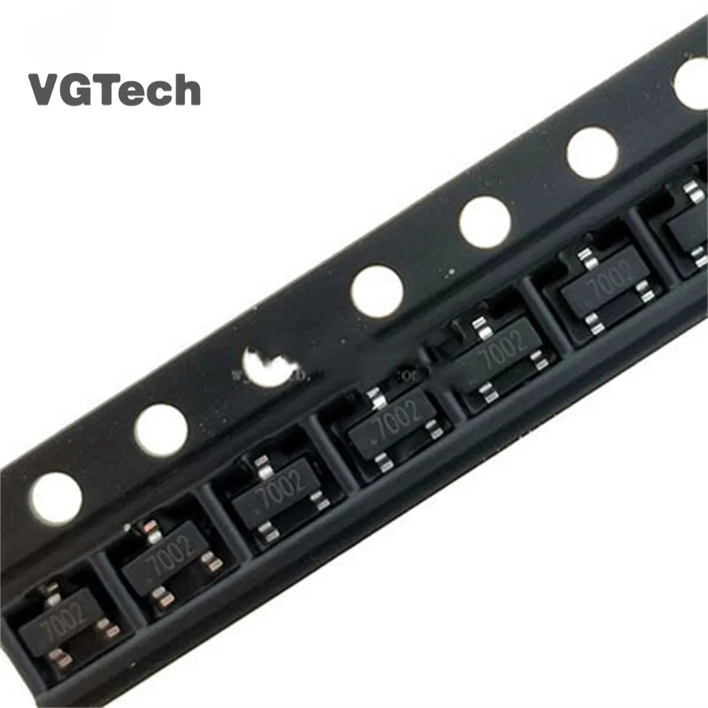 100 шт. 2N7002LT1G SOT23 2N7002 SOT-23 SMD 702 MMBT7002LT1G 60 V 115 mA N-Channel Новый и оригинальный | Мебель