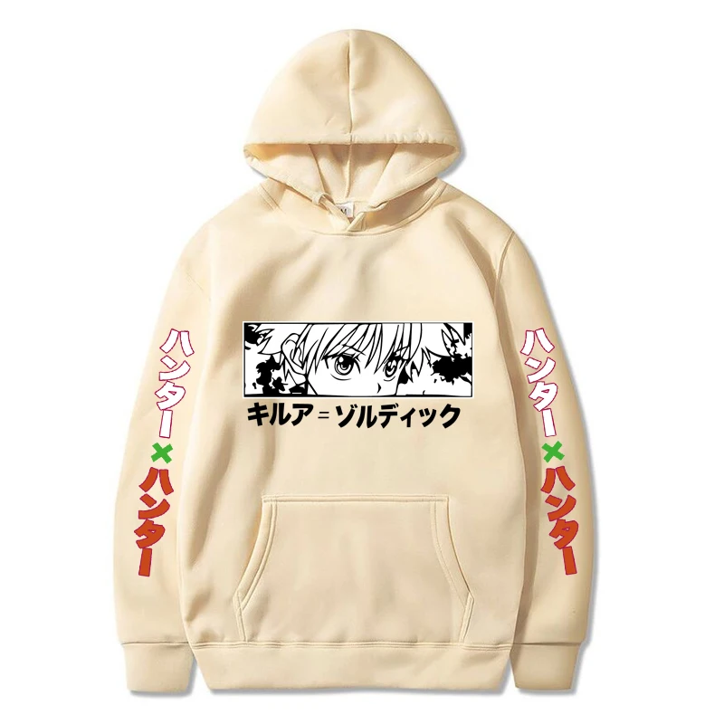Худи Hunter X Killua Eyes Harajuku свободная Готическая Женская толстовка с капюшоном