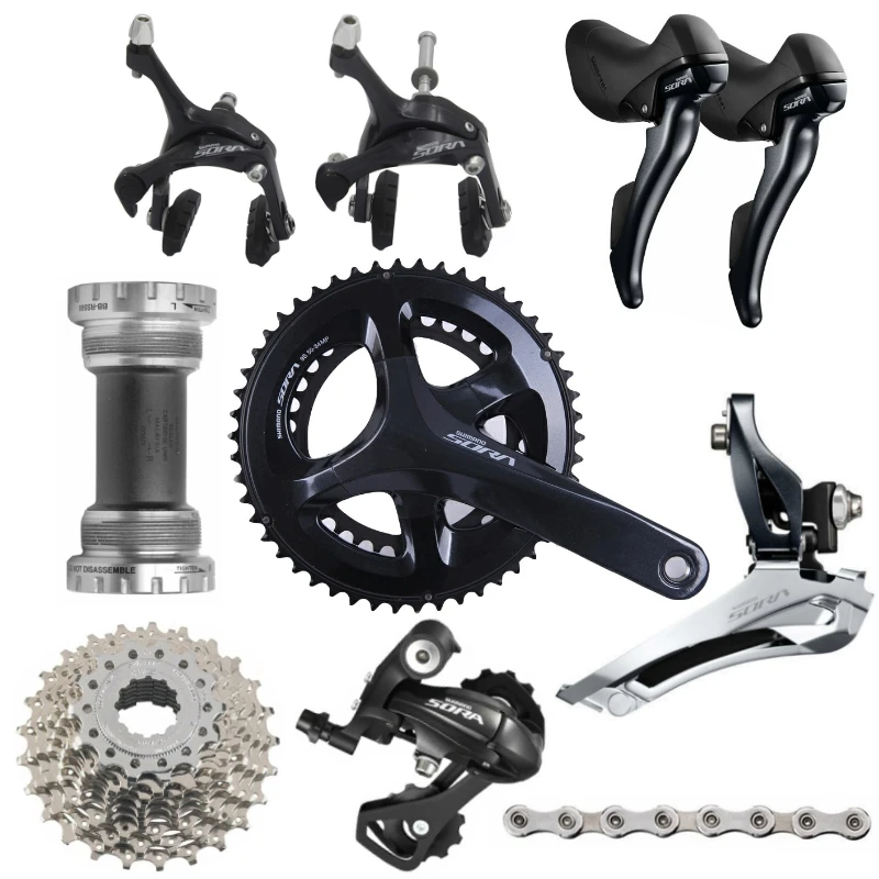 shimano SORA R3000 2x9 Speed 9s Groupset road bike bicycle groupset ...