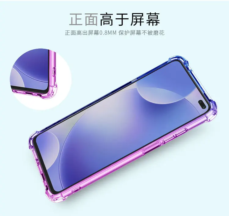 Противоударный Прозрачный мягкий силиконовый чехол для Xiaomi Note 10 Pro Redmi K30 Note 8T Redmi 8 8A Note 8 противоударный чехол для Redmi Note 8 Pro