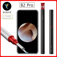 Original bebird b2 pro inteligente viusal câmera da orelha endoscópio remoção de cera de orelha in-ear hd endoscópio mini câmera picker vs c3 pro