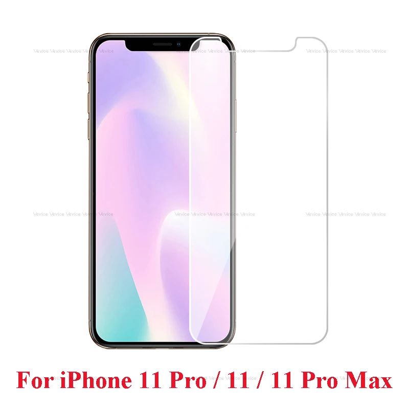 

Transparent Tempered Glass For iPhone 11Pro Max 2019 Screen Protector For iPhone 11 2019 11 Pro XS Max XR X 10 Protective Film