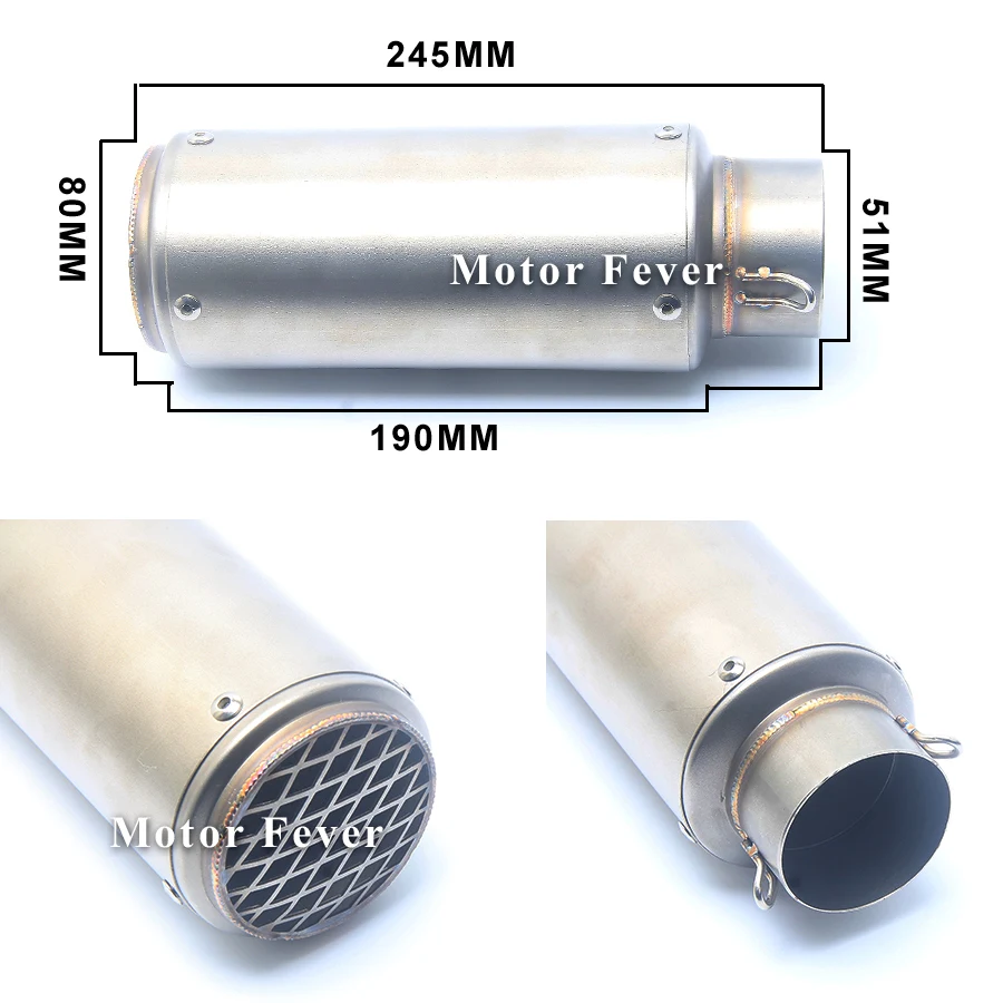 Глушитель выхлопной системы Refit для мотоцикла выхлопная система 51 Suzuki GSXR700 Gsxr 600 750