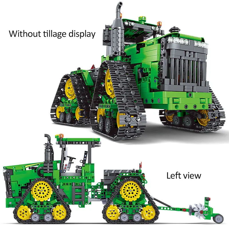 Winner RC Engineering Vehicle Crawler Tractor Excavating Machinery Car Building Blocks