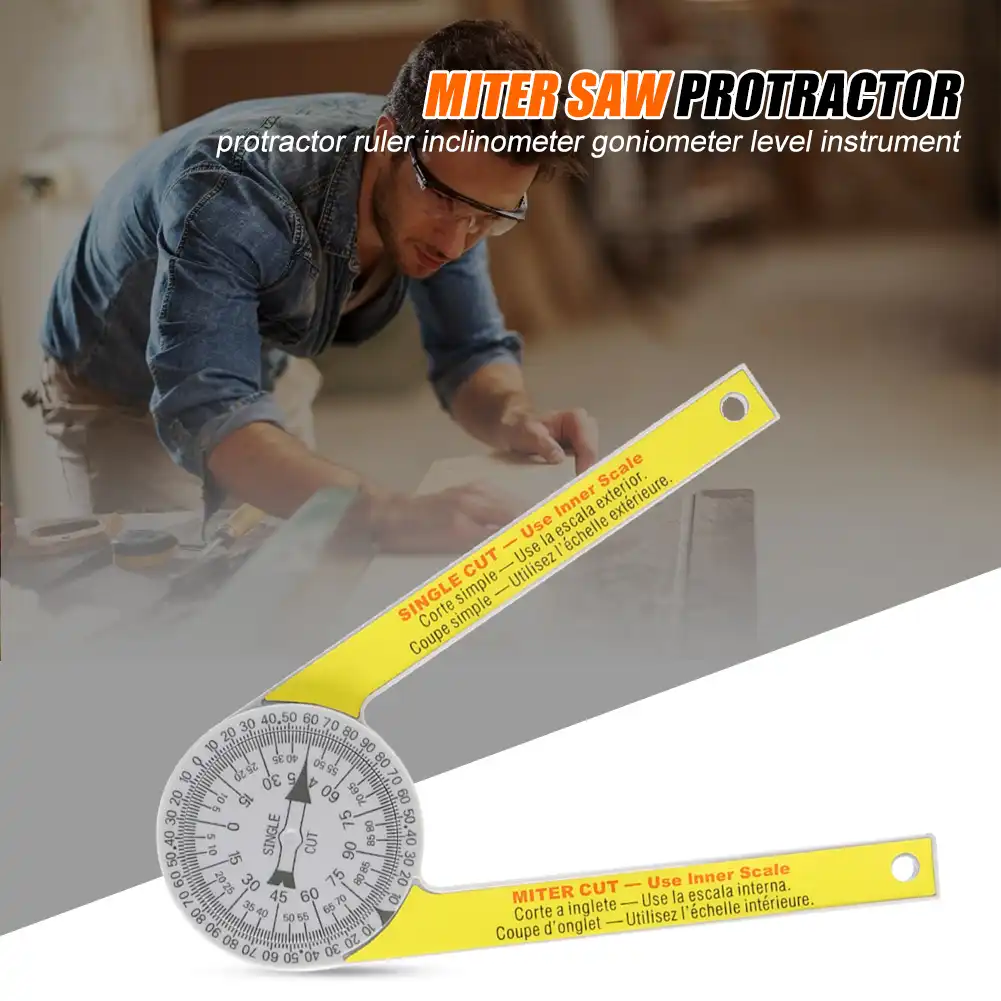 Miter Saw Angle Ruler Digital Protractor Plumbers Hand-Tools 3D Woodworking DIY