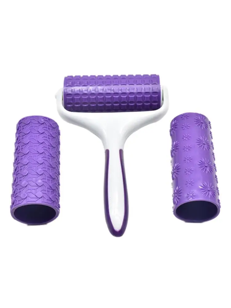 

Baking Wheel Roller Set Embossed Rolling Pin Circle Particles Style for Kitchen Cake Making Decoration Baking Utensils