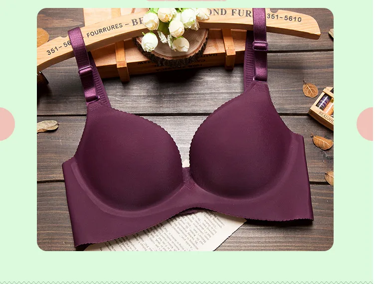 New Sexy High Quality Cup Front Button Bra Gather Adjustable Women Bra Seamless Underwear Push Up Bra Free Shipping AU0003