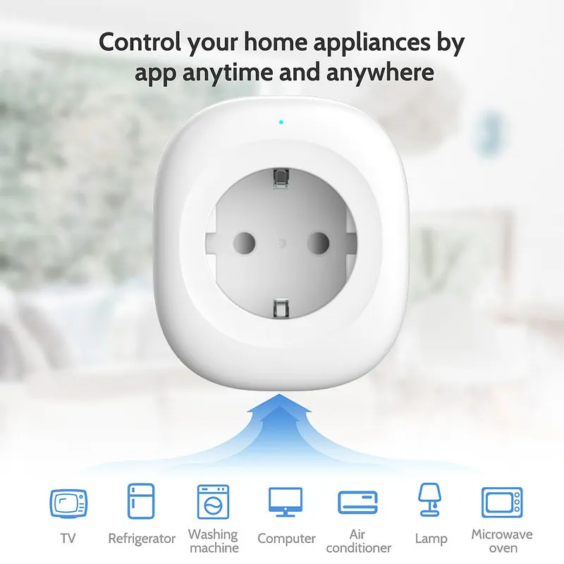 Wifi умная розетка EU power Plug Беспроводная мобильное приложение Дистанционное управление USB Выход работает с Alexa Google Home Smart life tuya 10A