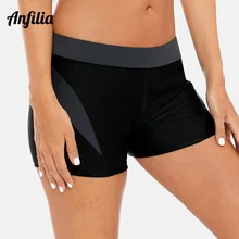 Anfilia женские пляжные шорты для плавания лоскутный цветной купальный костюм с бикини трусы раздельные танкини купальные трусы