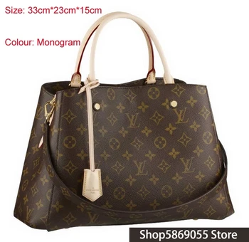 

Luxury Louis Vuitton LV- Leather Handbags Women Bags Designer Brand Women's Shoulder Bags Large Capacity Ladies Hand Bags L267