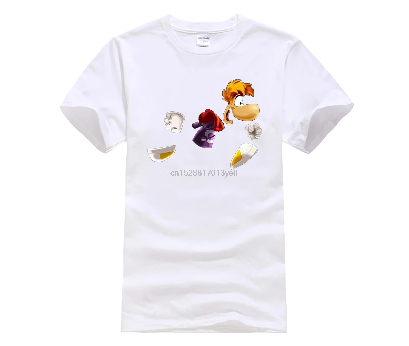 Phiking дизайнерская футболка дешевая распродажа Rayman Legends фоны (2) хлопковая