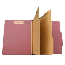 Классификация папок с 2 разделителями Прочный 2 зубца предназначен для организации стандартных медицинских файлов, офисные отчеты