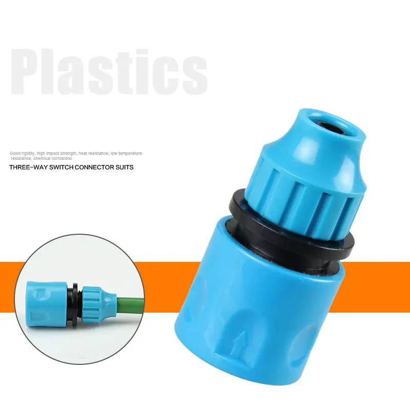 

3/8 Inch Water Hose Quick Connector Garden Micro Water Hose Fast Joint Plastic Connector Fitting