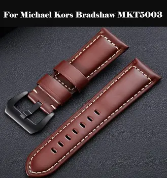 

Genuine Leather Watch Band Strap watch Band 18mm 20m 24mm leather 22mm band For Michael Kors Bradshaw MKT5003
