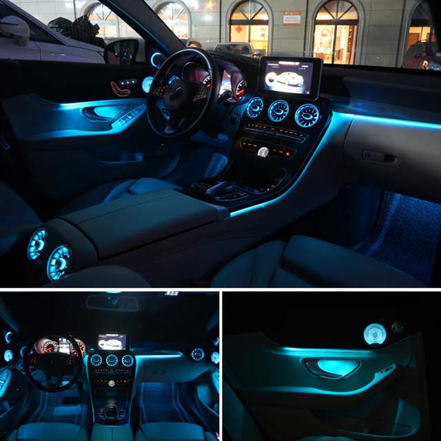 Accessoires D'intérieur De Voiture Pour W177 Mercedes Class A W177, Lampe  D'ambiance De Voiture, Éclairage De Ventilation Éclairé Par Led, 64  Couleurs - Lampe Décorative - AliExpress