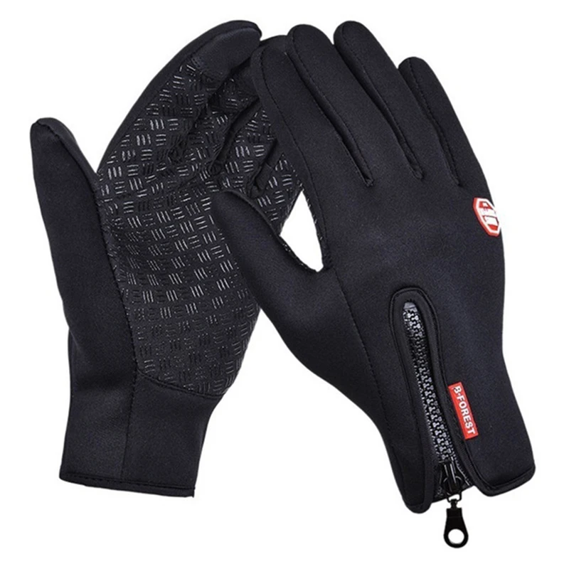 Winter Outdoor Cycling Gloves Men Women Touchscreen Waterproof Windproof Non-Slip