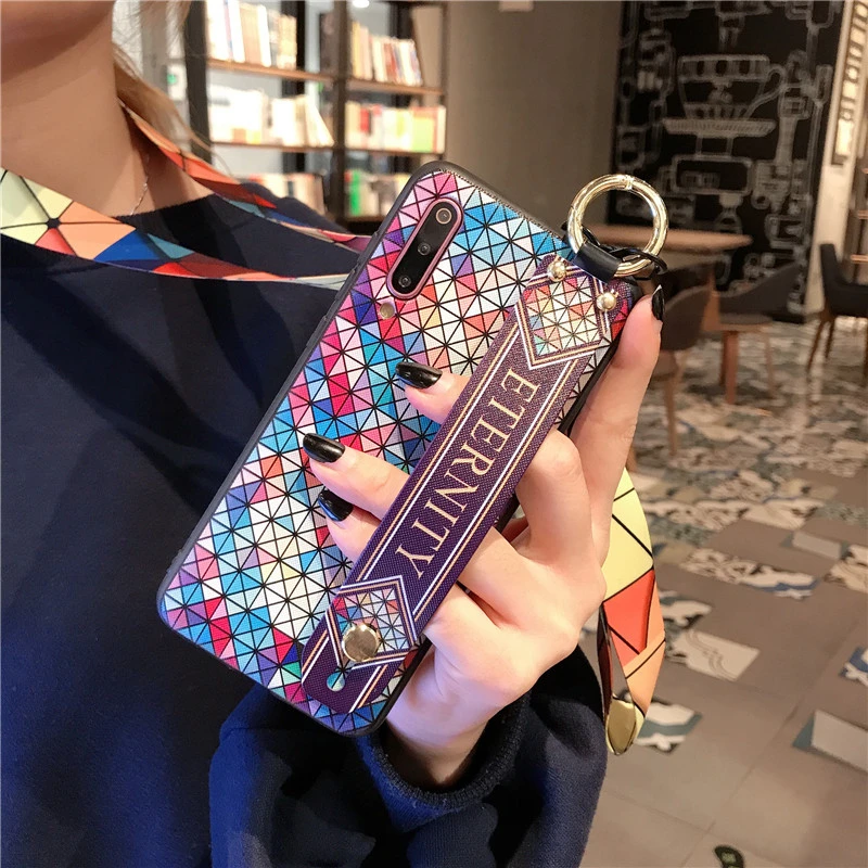 

Wristband Case For Xiaomi Redmi Note 7 Case Note 5 Phone Funda Luxury Soft TPU Phone Holder Cover For Xiaomi Mi 9 8 Case Coque