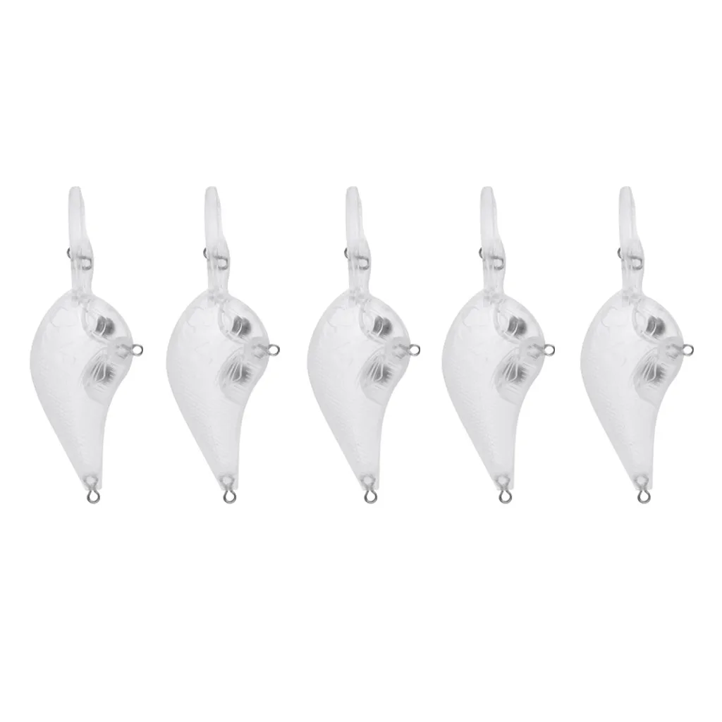 Unpainted Hard Fishing Lures Blank Crankbaits DIY Fishing Body Various To Choose