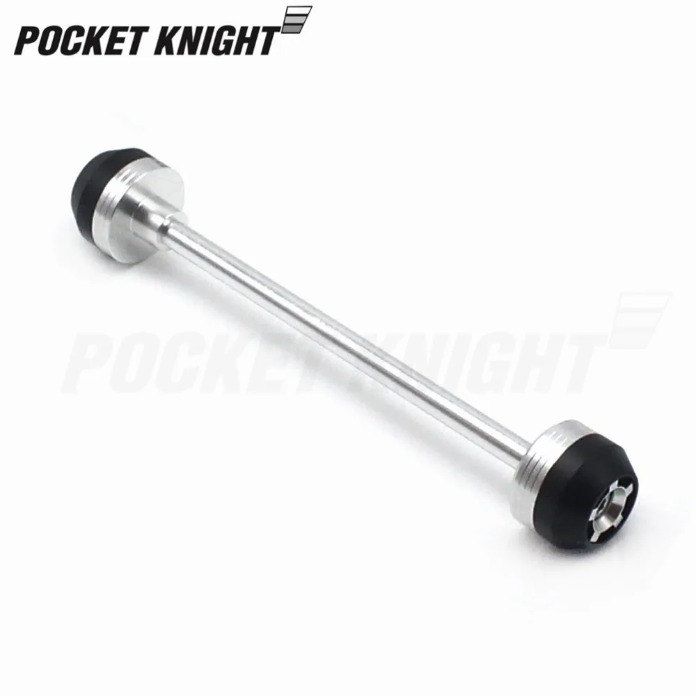 B-KIN 08-12 Silver Передняя ось вилка Краш слайдер для SUZUKI GSX1300R HAYABUSA 1999- GSX1300 B-KING защита колеса мотоцикла защита от падения - Цвет: B-KIN 08-12 Silver