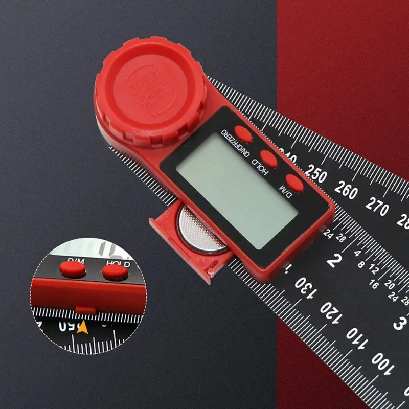  200mm Digital Angle Inclinometer Angle Measure Meter Electronic Goniometer Protractor Finder Measur