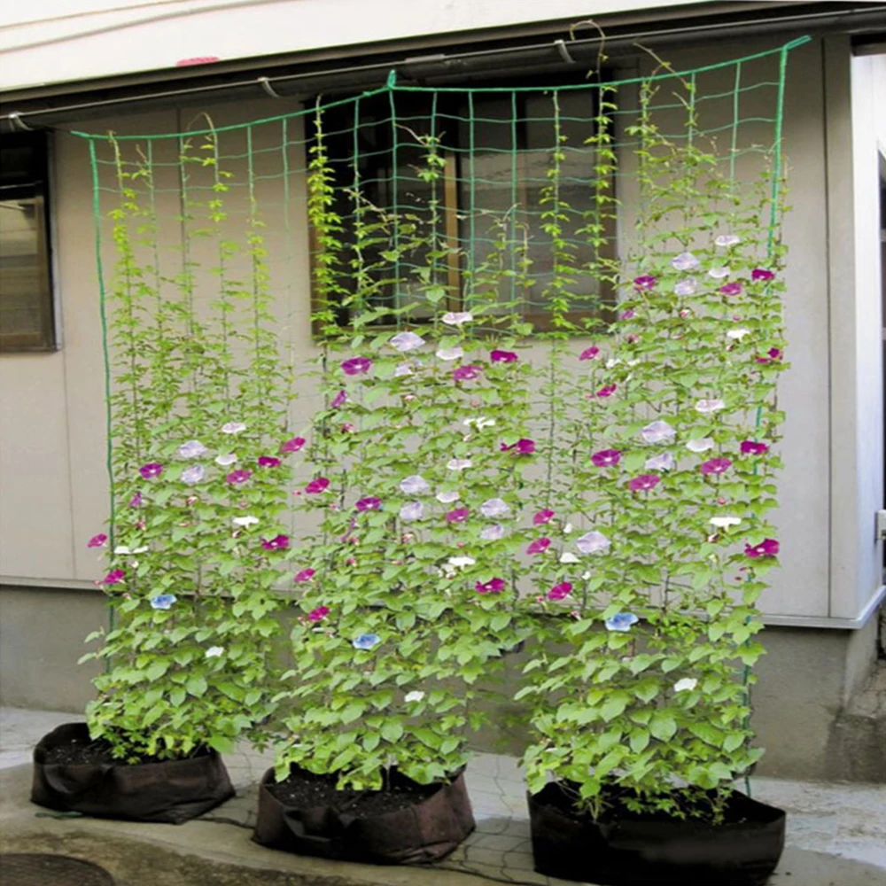 Tanio Sieć ogrodnicza wsparcie roślin rosną uchwyt z siatki płot sklep
