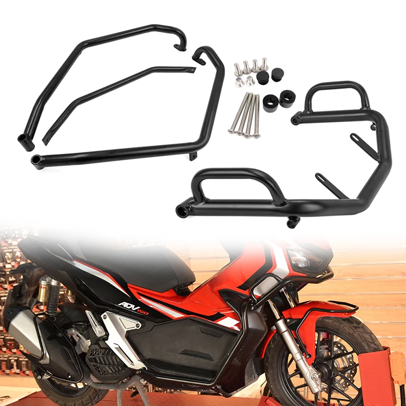 Xadv 150 Motorcycle Upper Lower Highways Bars Crash Bar Engine Guard Bumper  Frame Protector For Honda X-adv 150 2018 2019 2020 - Bumpers \u0026 Chassis -  AliExpress