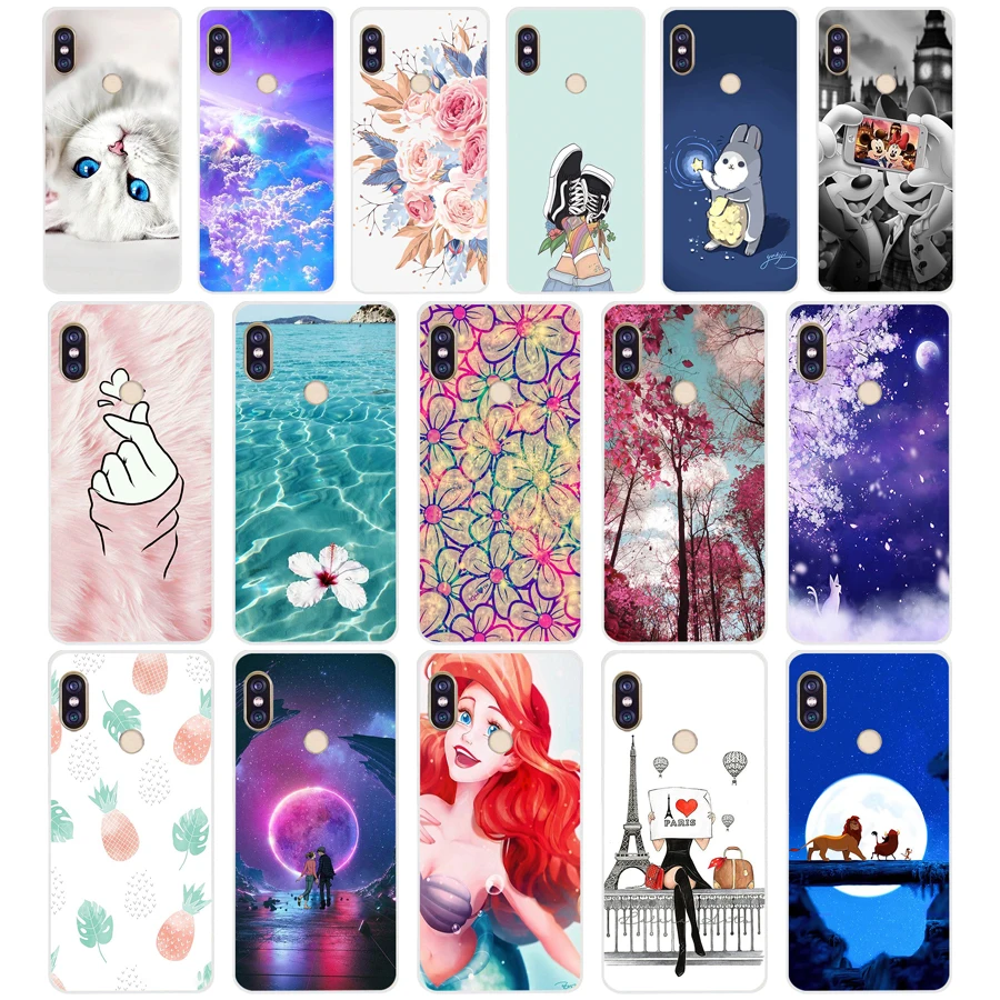

A cover For Xiaomi Redmi Note 5 Case Silicone Soft coqa For Xiaomi Redmi Note 7 funda 6.3 inch Print Painted Shells Bags