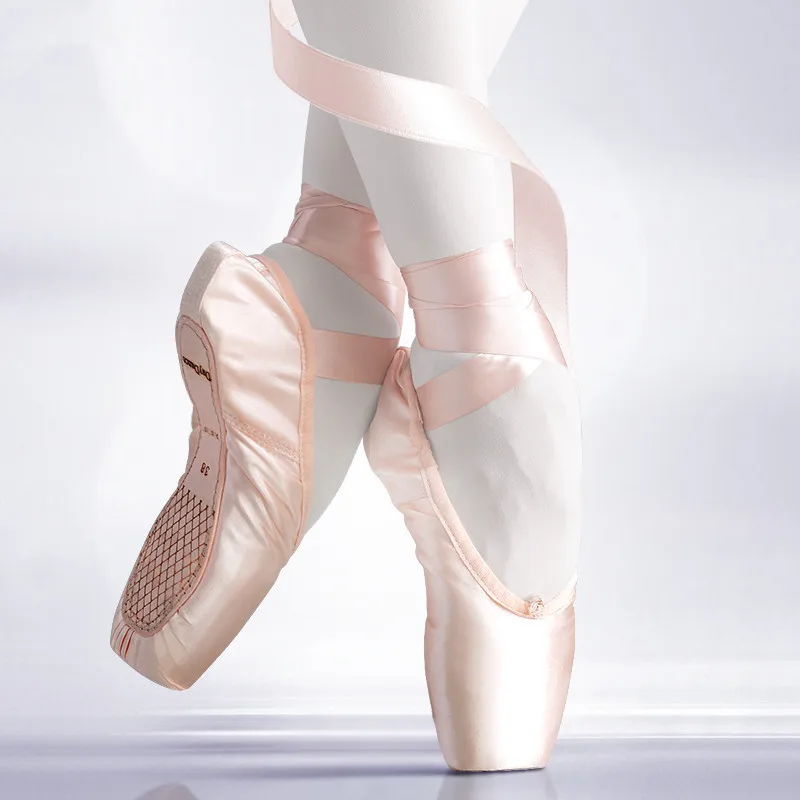 JUODVMP Chaussure de Ballet pour Fille Femme Toile élastique