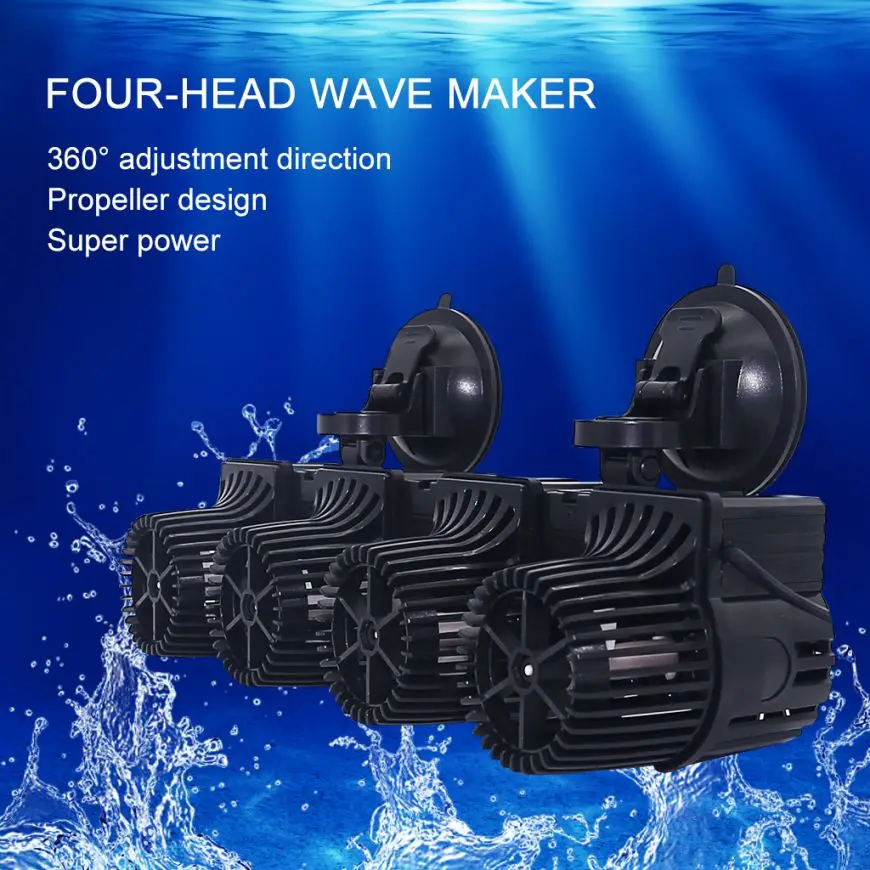Wavemaker водяной насос аквариум Aarine ультра-тихий присоска волна погружной насос для аквариума