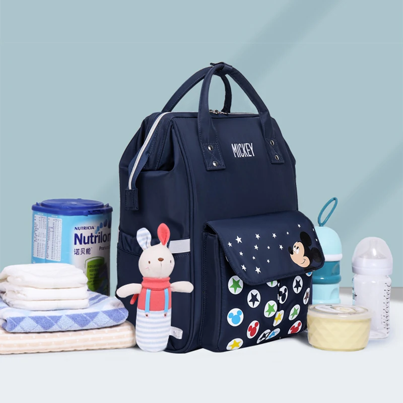 Disney 2020 Mummy Diaper Bags Maternity Nappy Large Capacity Baby Bag Travel Backpack Nursing Baby Care Mommy Bag Mickey Minnie Disney 2020 Mummy Diaper Bags Maternity Nappy Large Capacity Baby Bag Travel Backpack Nursing Baby Care Mommy Bag Mickey Minnie