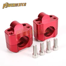 Универсальная мотоциклетная одна пара 1/" CNC алюминиевый руль стояки 28 мм Регулируемые жировые зажимы для Honda Yamaha Kawasaki Ducati