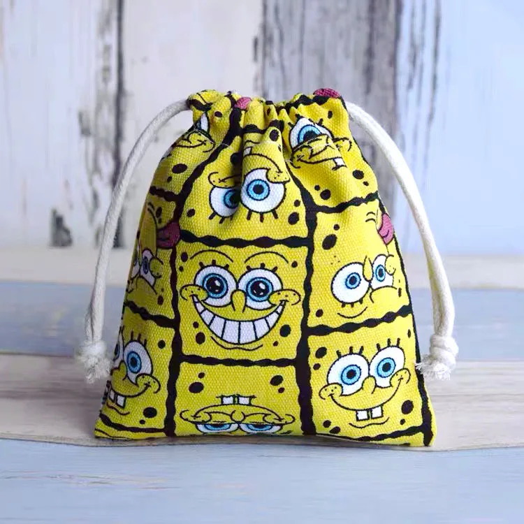 17x20 см disney Холст мультфильм Микки drawstring сумки милые портмоне на шнурке хранение мобильных телефонов сумка сумки с ручками - Цвет: 12